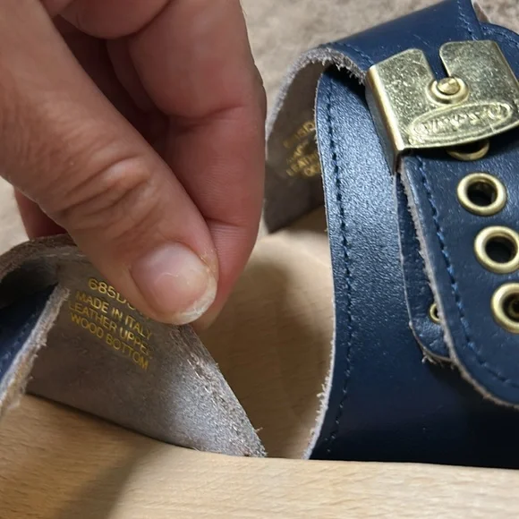 Dr Scholl’s wood slide sandals - Picture 8 of 13